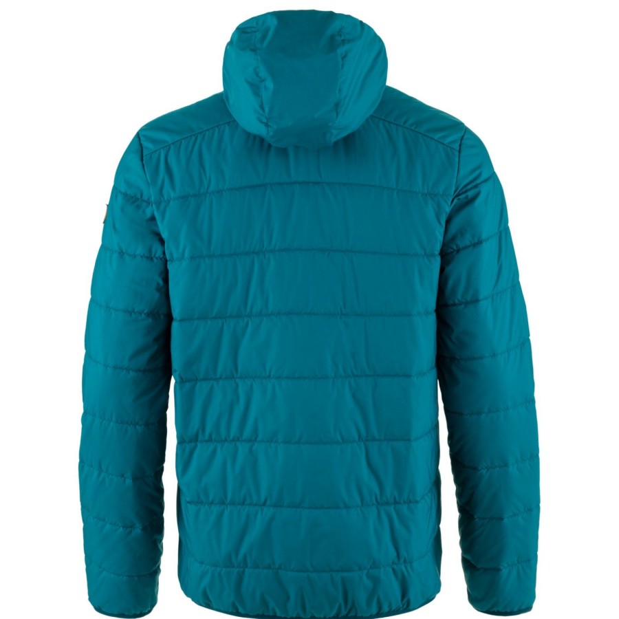 Clothing * | Fjallraven New Threads Keb Padded Hoodie Synthetic Jacket Deep Sea