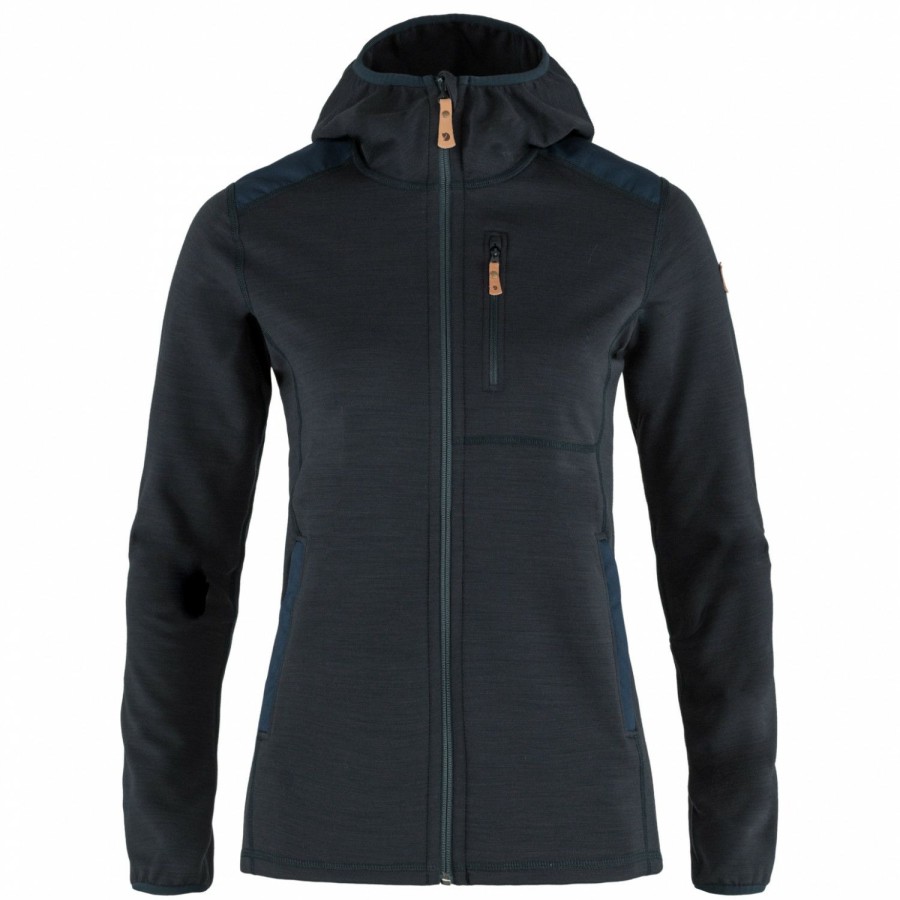 Clothing * | Fjallraven Low Price Women'S Keb Fleece Hoodie Fleece Jacket