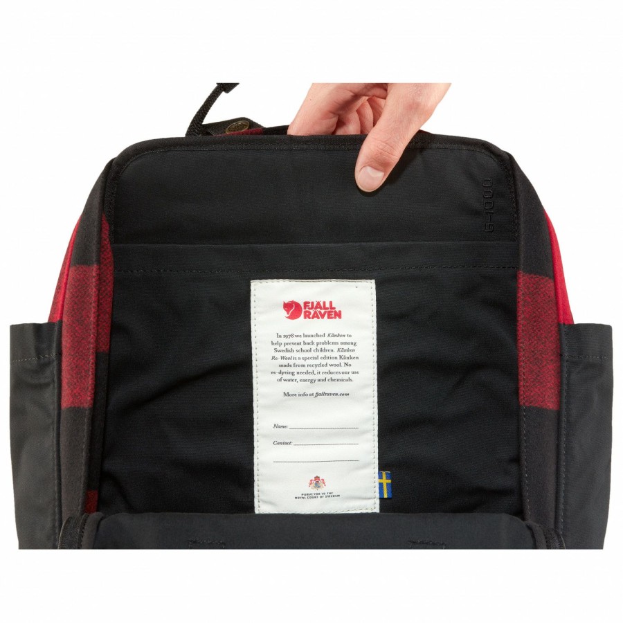 Equipment * | Fjallraven Online Store Kanken Re-Wool Daypack