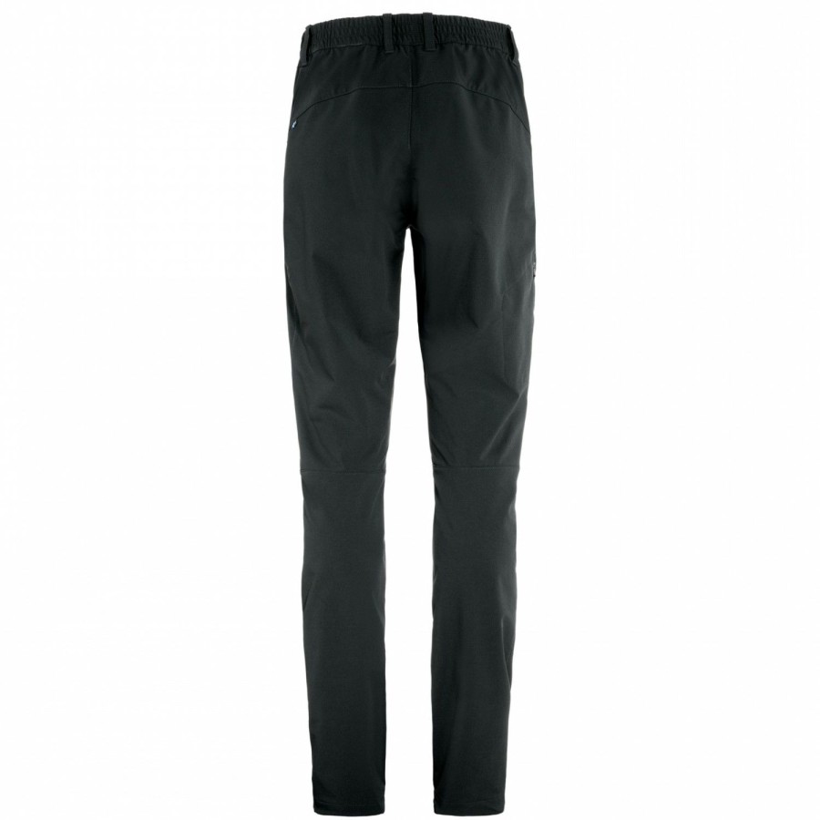 Clothing * | Fjallraven Discount Sale Women'S Abisko Trail Stretch Trousers Walking Trousers Black