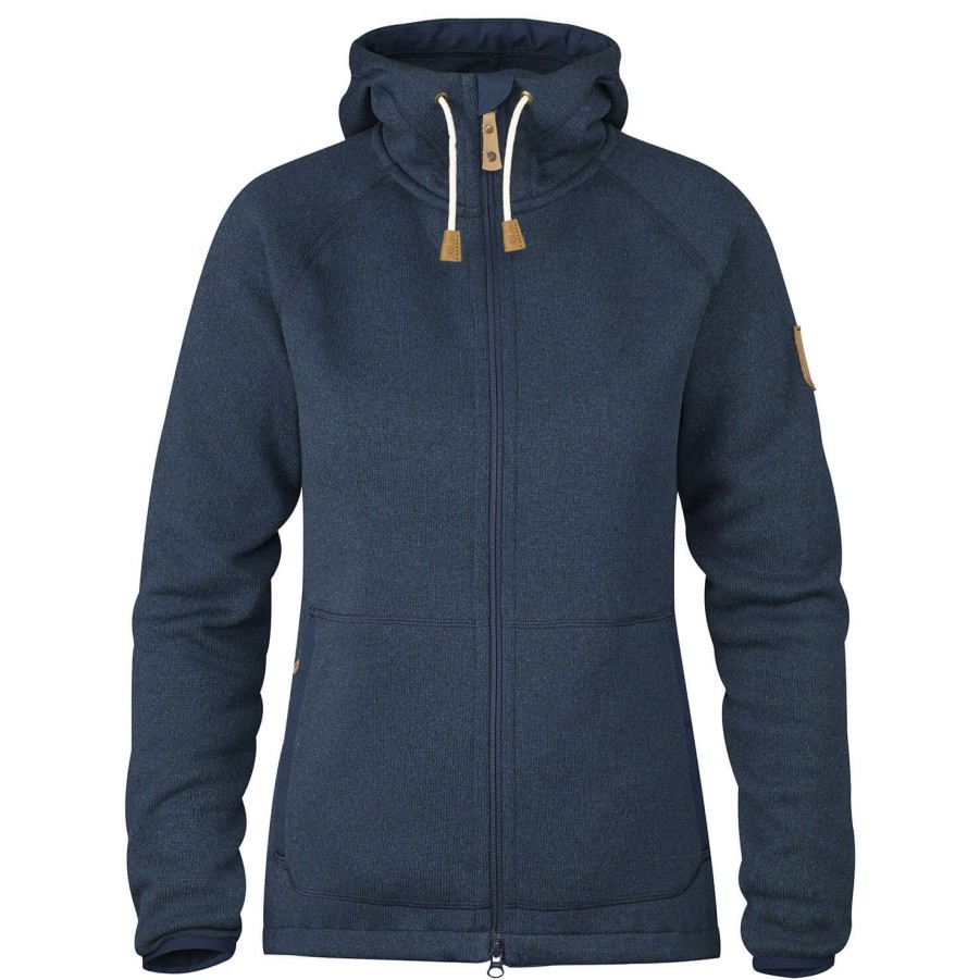 Clothing * | Fjallraven New Threads Women'S Ovik Reinforced Hoodie Fleece Jacket