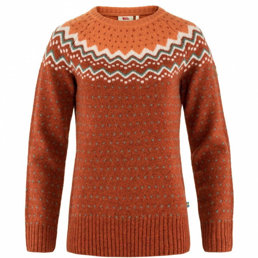 Clothing * | Fjallraven Online Store Women'S Ovik Knit Sweater Wool Jumper