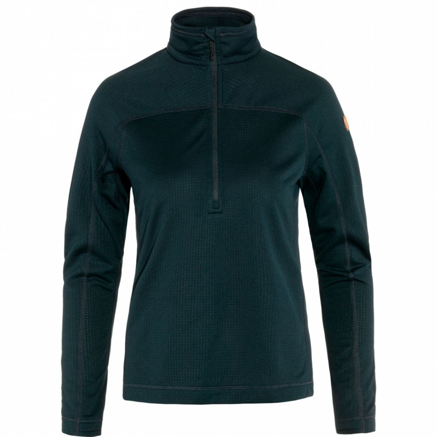 Clothing * | Fjallraven Crazy Deals Women'S Abisko Lite Fleece Half Zip Fleece Jumper