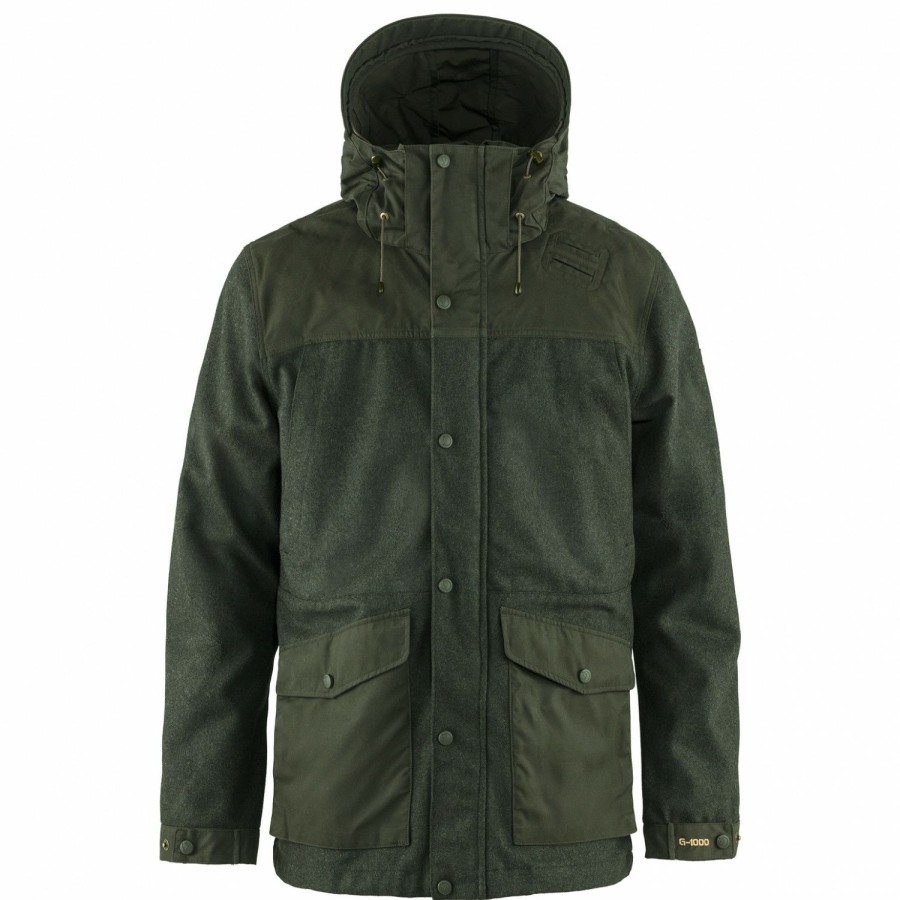 Clothing * | Fjallraven Top Selling Varmland Wool Jacket Parka